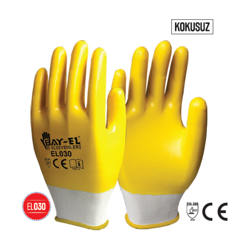 BAY-EL ORJİNAL ELDİVEN SARI NO:10 EL060
